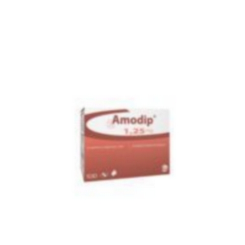 AMODIP 1,25 MG CHAT A CROQUER  	b/100     cpr        (ordonnance